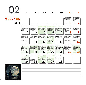 Lunar Calendar for 2025